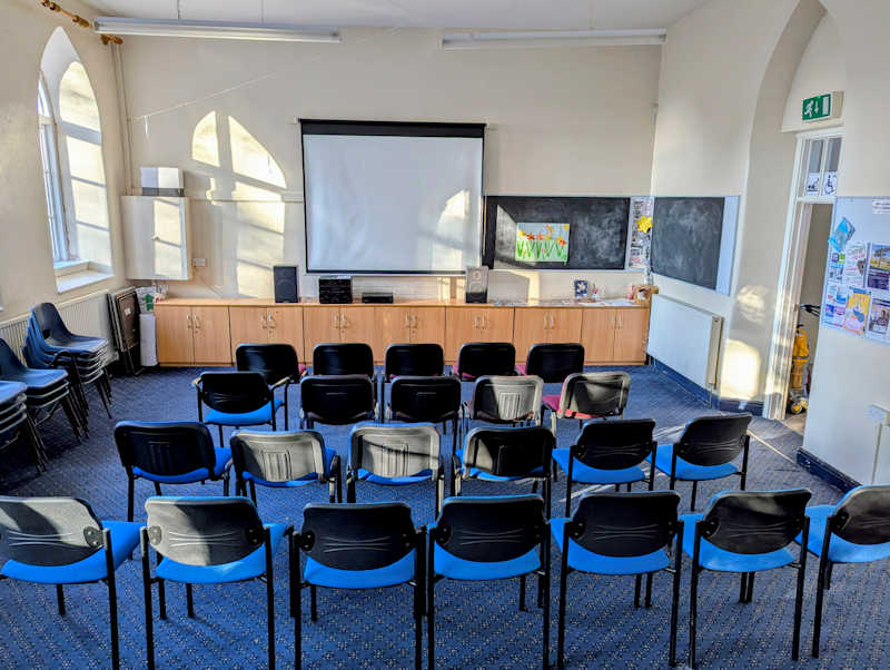 OB Schoolroom - theatre style layout